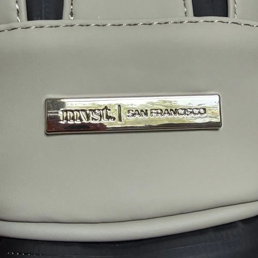 MVST The Toiletry Bag In Grey Beige EXCELLENT Condition MSRP $95